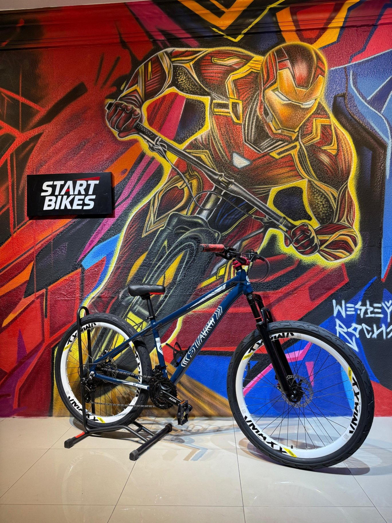 Bicicleta em destaque na Start Bikes